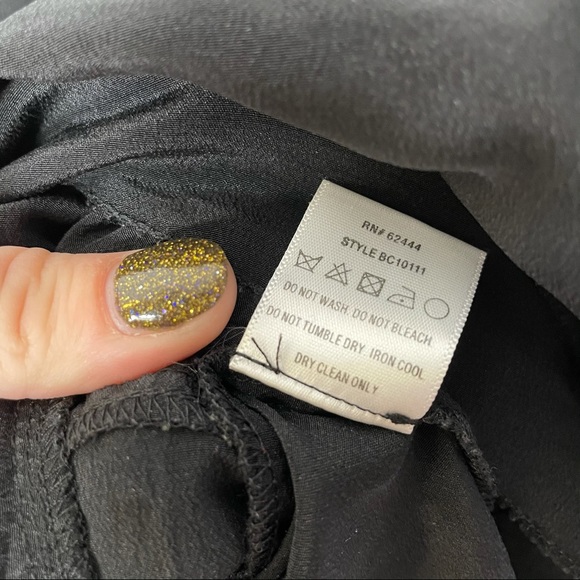 Nicole Miller Artelier black silk ruffle tank top - Picture 7 of 12